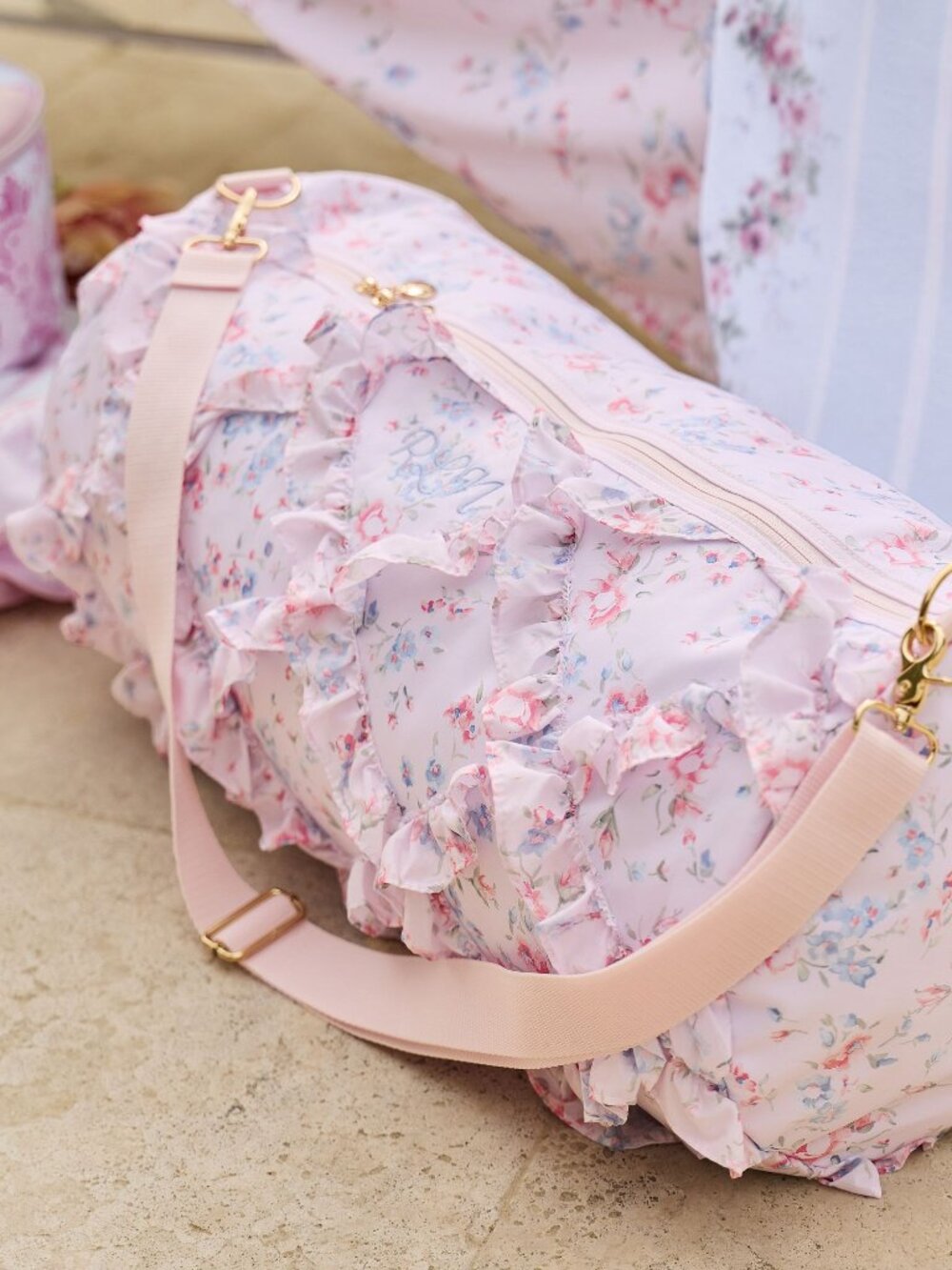 Pottery Barn Teen LoveShackFancy Windsor Rose Classic Duffle